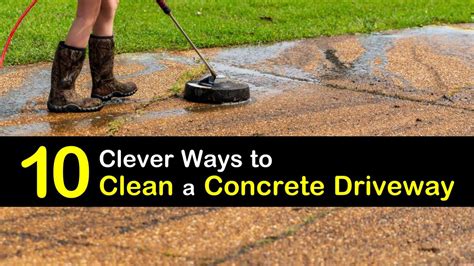 best chemical to clean concrete driveway