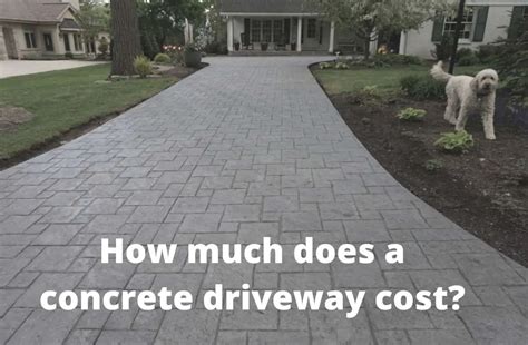 brick driveway cost vs concrete