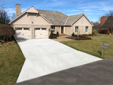 concrete driveway columbus ohio