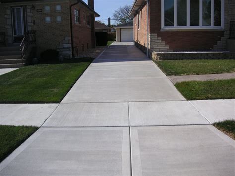 concrete driveway finishes