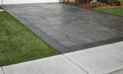 concrete driveway in new england