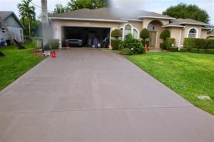 concrete driveway paint colors