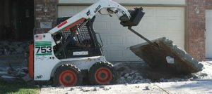 concrete driveway removal