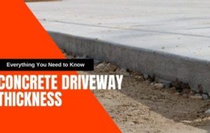 concrete driveway specifications