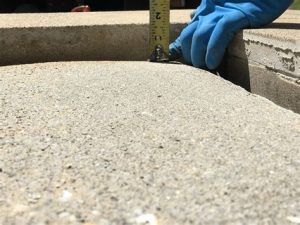 concrete pitting repair driveways