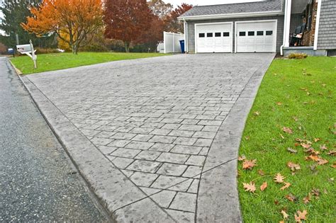 decorative concrete driveways