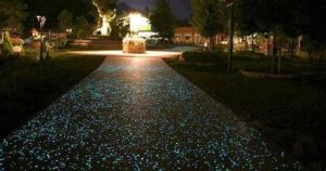 glow stone concrete driveway