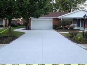 how deep should a concrete driveway be