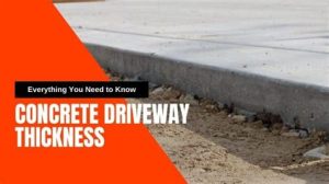 how thick should driveway concrete be