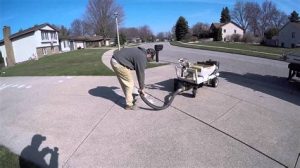 leveling concrete driveway