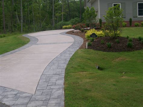 molded concrete driveways