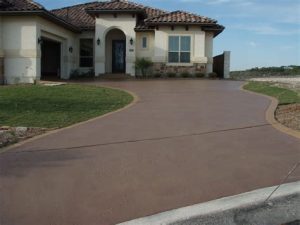 painting concrete driveway ideas