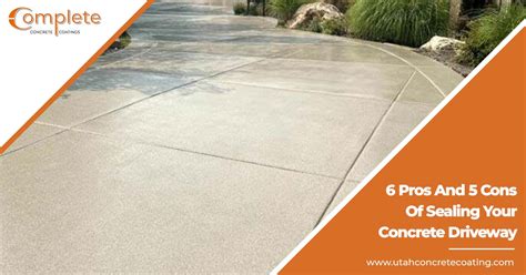 pros and cons of sealing concrete driveway