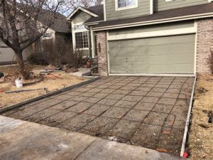 rebar concrete driveway