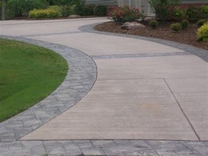 stamped concrete driveway patterns