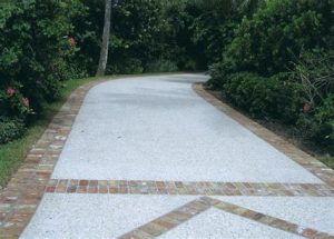 tabby concrete driveway