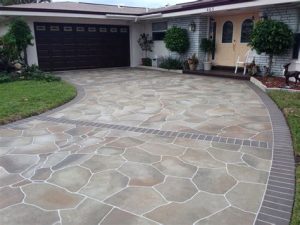 types of concrete driveways